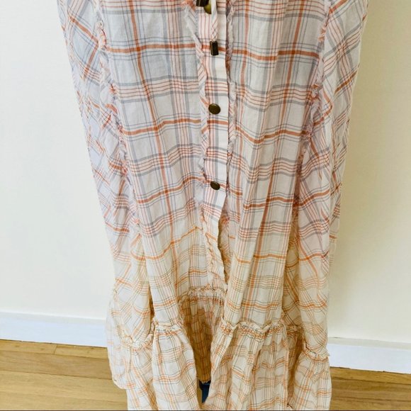 Free People Plaid City Maxi Dress - Picture 5 of 14